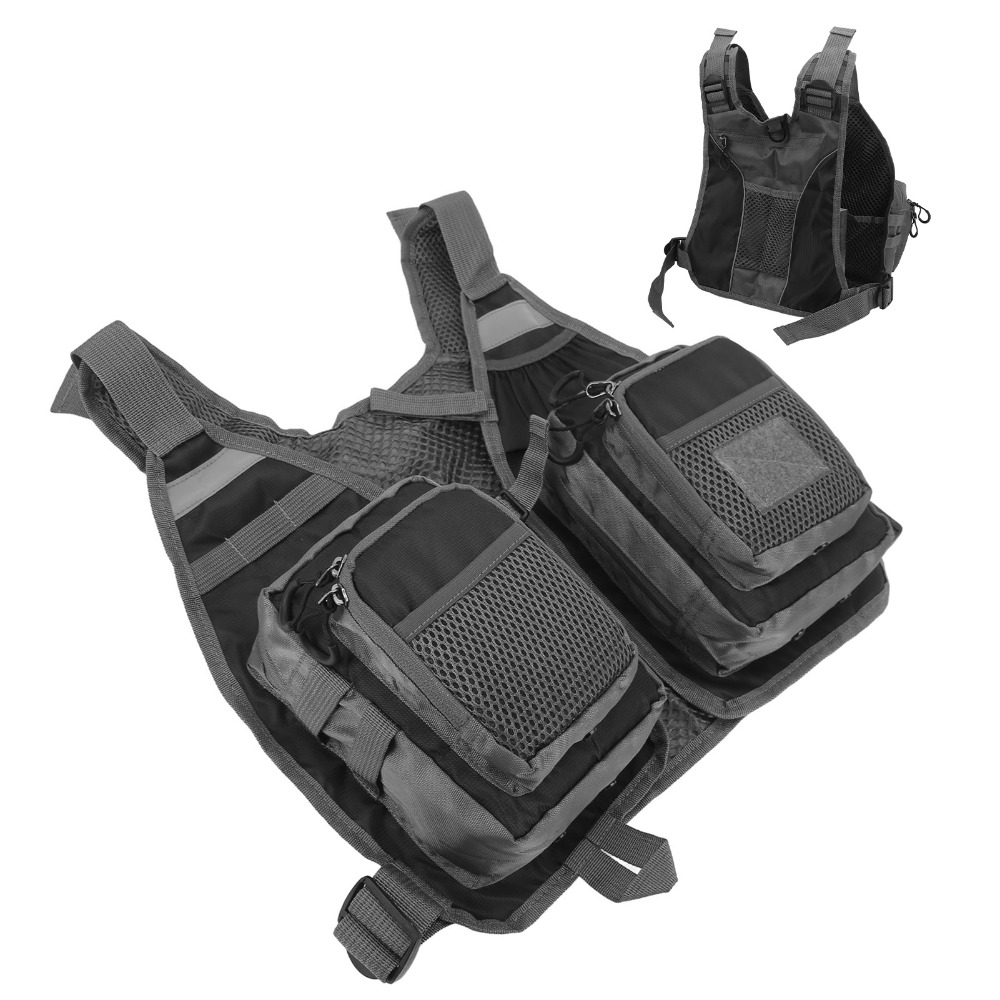 Fishing Vest - Легкий рыболовный жилет с регулируемыми лямками,