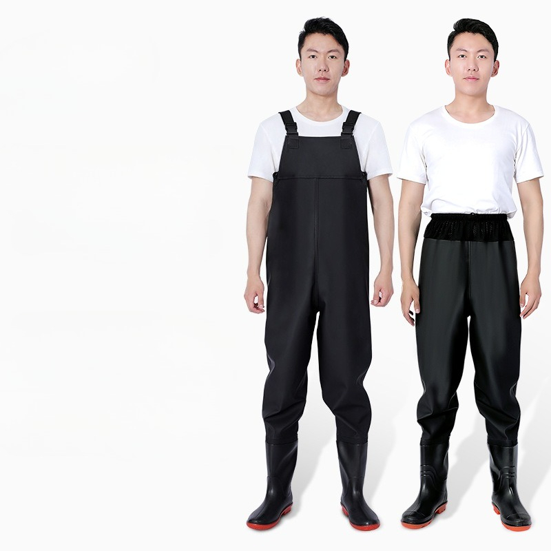 ПВХ-комбинезон с ботинками, во – обзор и цена Fishing Pants Waterproof